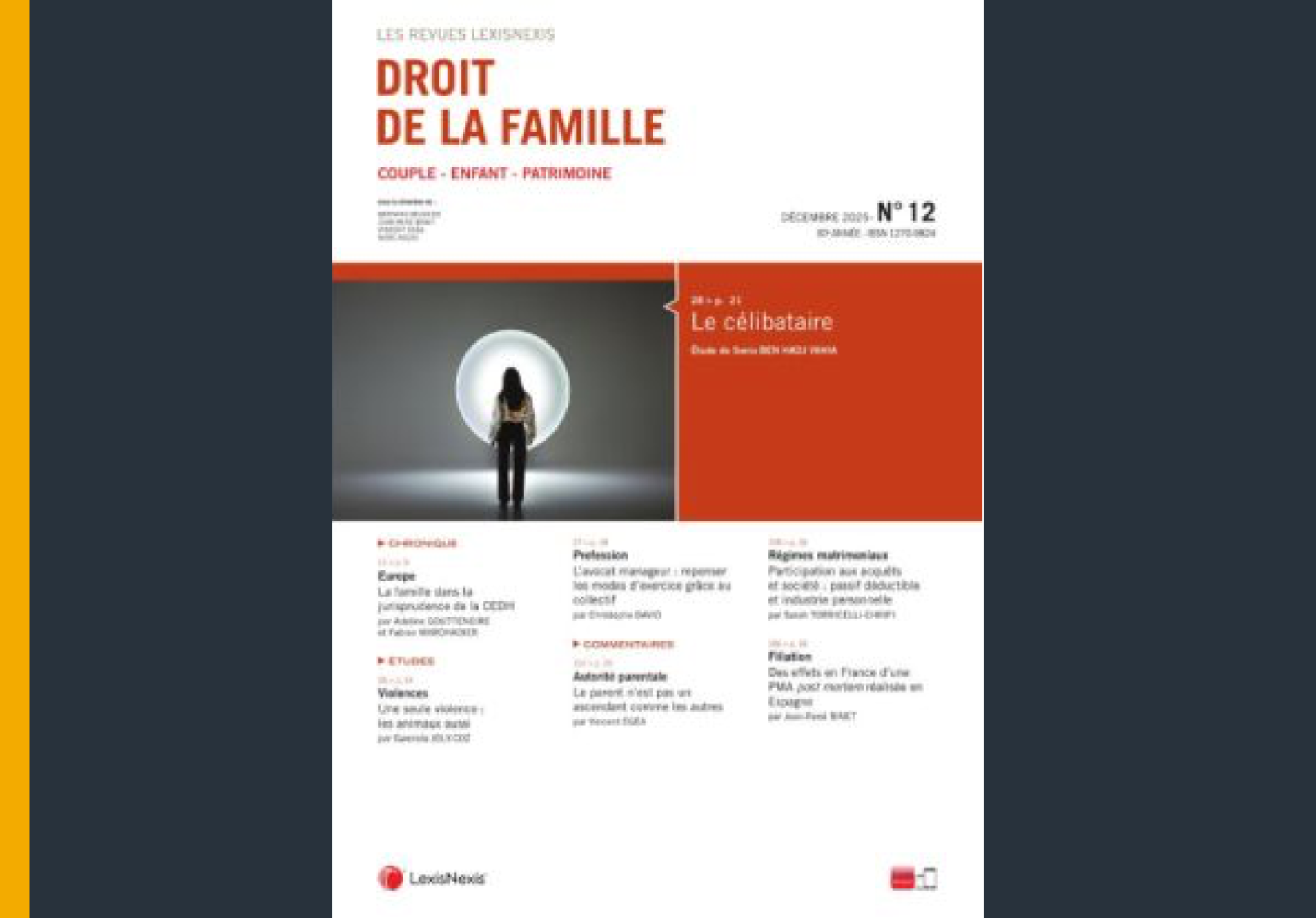 Un article de Christophe David publié dans une revue Lexis Nexis